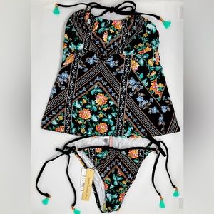 NWT Nanette Lepore Tankini 2-Piece Swimsuit